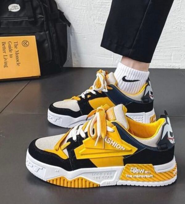 Baskets Stylé Jaune-Noir