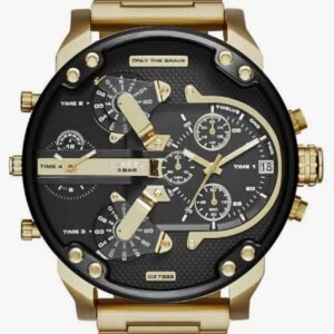 Diesel Mr. Daddy Montre pour Homme, Mouvement Multifonctionnel