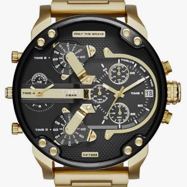 Diesel Mr. Daddy Montre pour Homme, Mouvement Multifonctionnel