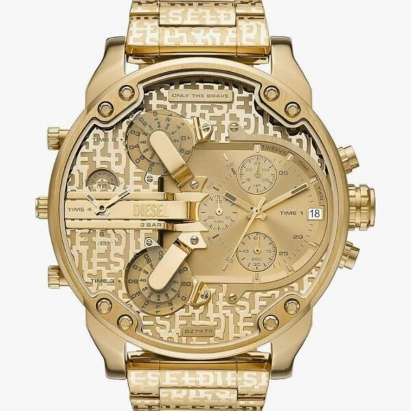 Diesel Mr. Daddy Montre pour Homme, Mouvement Multifonctionnel