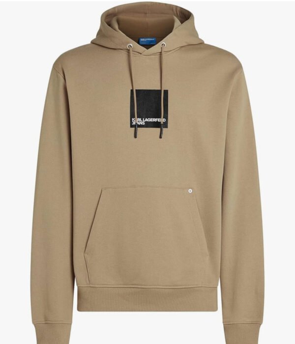 KARL LAGERFELD JEANS Regular Box Logo Hoodie Sweat-Shirt à Capuche Homme