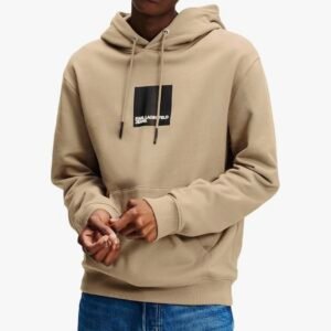KARL LAGERFELD JEANS Regular Box Logo Hoodie Sweat-Shirt à Capuche Homme