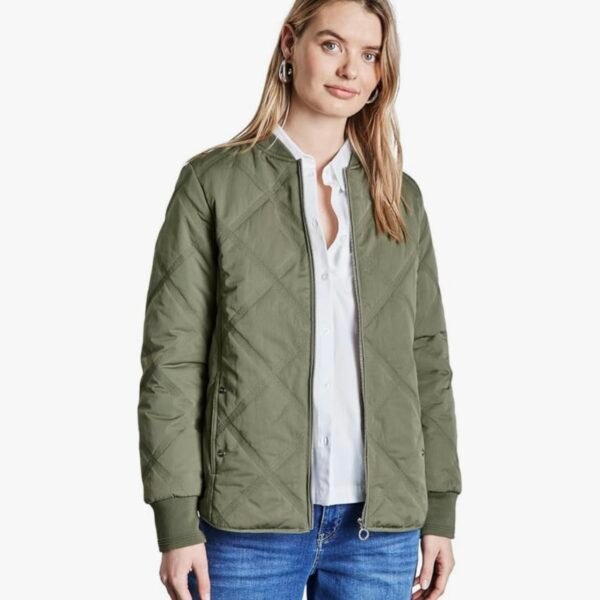 Street One Blouson avec Motif matelassé Femme