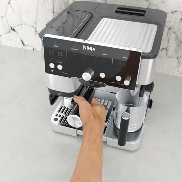 NINJA Machine à café Luxe Essential 2-en-1, Latte, Cappuccino et Espresso