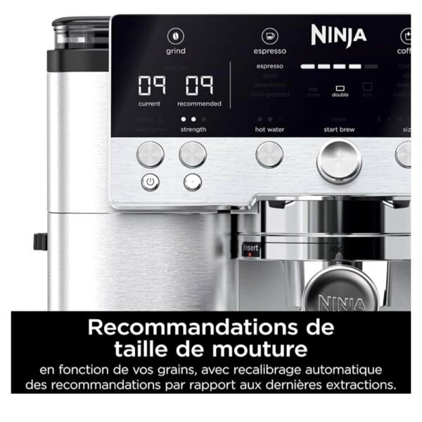 NINJA Machine à café Luxe Premier 3-en-1, Latte, Cappuccino