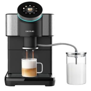 Cecotec Cafetière tactile super-automatique Cremmaet Spin. Expresso, 1450W, 15 bars