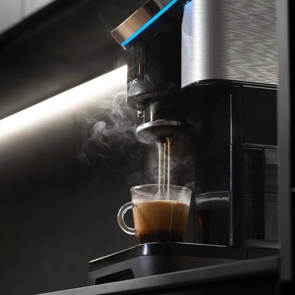 Cecotec Cafetière tactile super-automatique Cremmaet Spin. Expresso, 1450W, 15 bars