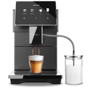 Cecotec Cafetière super automatique Cremmaet Tempo. Machine à café super automatique avec écran TFT 7".