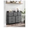 SONGMICS Commode, Armoire, Meuble de Rangement, 7 Tiroirs en Tissu avec Poignées...