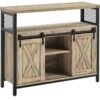 VASAGLE Buffet Cuisine, Meuble de Rangement, Commode, avec 2 Portes Coulissantes, 33 x 100 x 80 cm...