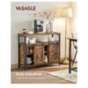 VASAGLE Buffet Cuisine, Meuble de Rangement, Commode, avec 2 Portes Coulissantes, 33 x 100 x 80 cm...