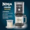 Ninja CREAMi Deluxe Sorbetière machine à desserts glacés 3 bacs, 10 fonctions,crème glacée...