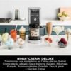 Ninja CREAMi Deluxe Sorbetière machine à desserts glacés 3 bacs, 10 fonctions,crème glacée...