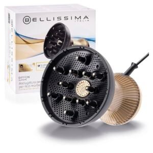 Bellissima Diffuseur D'Air Chaud XL Céramique + Huile D'Argan Pour Cheveux Bouclés