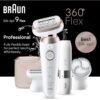 Braun Silk-épil 9 Flex, Épilateur Avec Tête Flexible À 360°