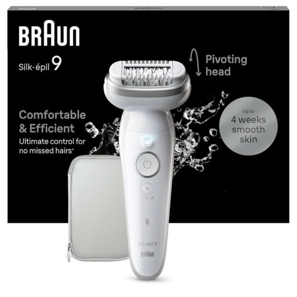 Braun Silk-épil 9, Épilateur Avec Tête Pivotante