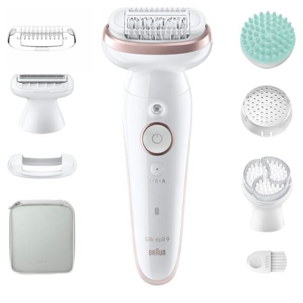 Braun Silk-épil 9 SkinSpa, Épilateur Avec Tête Pivotante