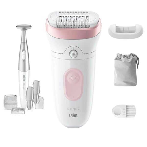 Braun Silk-épil 7, Épilateur Avec Tête Large Pour Épilation Facile