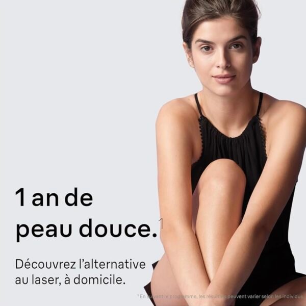 Braun Épilateur, Épilation Semi Définitive Pour Jusqu'à 1 An De Peau Douce