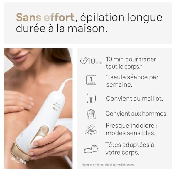 Braun Épilateur, Épilation Semi Définitive, Alternative Au Laser