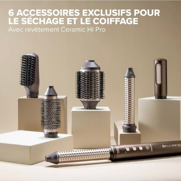 Bellissima Brosse Soufflante Styler Prodigy 1200W Pré Séchage, Boucles, Ondulations