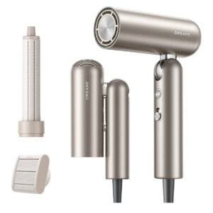 DREAME Pocket Sèche-cheveux Grande Vitesse, 3 Formes pliables