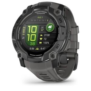 Garmin Instinct 3, AMOLED - Montre GPS Robuste et connectée – Noir avec Bracelet Noir – Boîtier 45 mm
