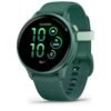 Garmin vívoactive 6 - Montre connectée avec GPS Forme & santé avec écran Ultra-Lumineux - Jasper Green avec boîtier Vert Sapin