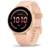 Garmin vívoactive 6 - Montre connectée avec GPS Forme & santé avec écran Ultra-Lumineux - Pink Dawn avec boîtier Rose pêche