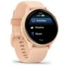 Garmin vívoactive 6 - Montre connectée avec GPS Forme & santé avec écran Ultra-Lumineux - Pink Dawn avec boîtier Rose pêche