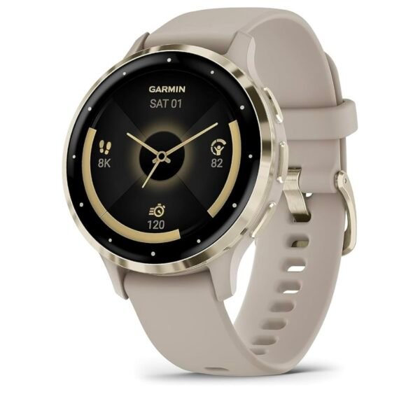 Garmin Venu 3S – GPS Fitness Smartwatch with Bluetooth Calling and Voice Assistant, Ultra-Sharp 1.3 inch/1.1 inch & HRM-Pro Plus – Premium Chest Strap