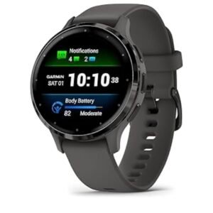 Garmin Venu 3S GPS Fitness Smartwatch with Bluetooth Calling and Voice Assistant, Ultra-Sharp 1.3 inch/1.1 inch & HRM-Pro Plus – Premium Chest Strap