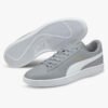 PUMA Mixte Smash V2 L Baskets Quarry Puma White Puma Team Gold