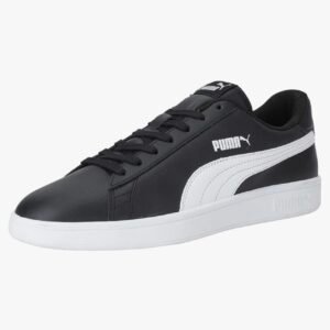 PUMA Mixte Smash V2 L Baskets Puma Black Puma White