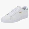 PUMA Mixte Smash V2 L Baskets Puma White Puma White Amazon Green Puma Team Gold