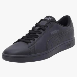 PUMA Mixte Smash V2 L Baskets Puma Black Puma Black