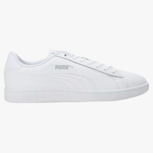 PUMA Mixte Smash V2 L Baskets Puma White Puma White