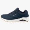 Skechers Uno Stand on Air Baskets Homme Navy Durabuck Trim