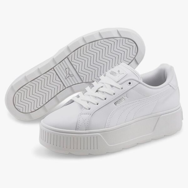 PUMA Femme Karmen L Basket White Silver