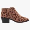 Amazon Essentials Bottines Rosé Léopard Femme