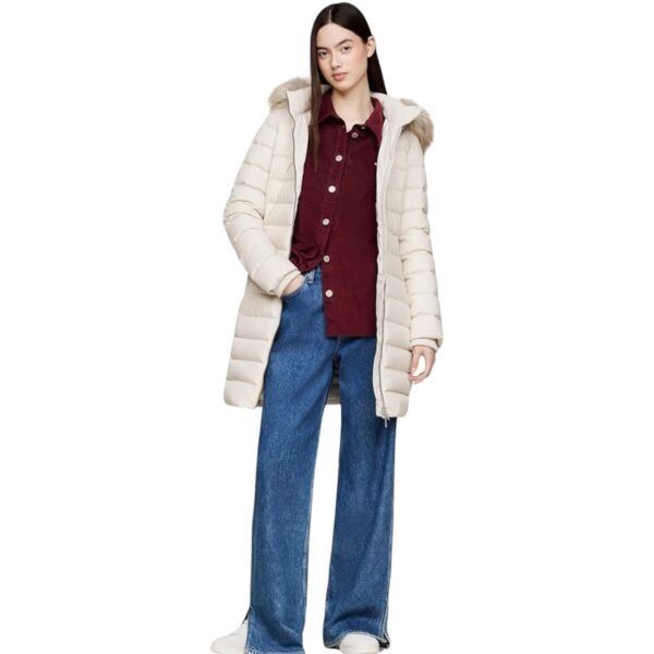Tommy Jeans Doudoune Femme Essential Hooded Down Coat