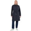 Ulla Popken Hyprar Softshell-Trenchcoat, Wasserabweisend, Gürtel Manteaux Femme