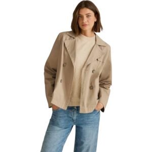 Cecil Veste Trench Courte Femme